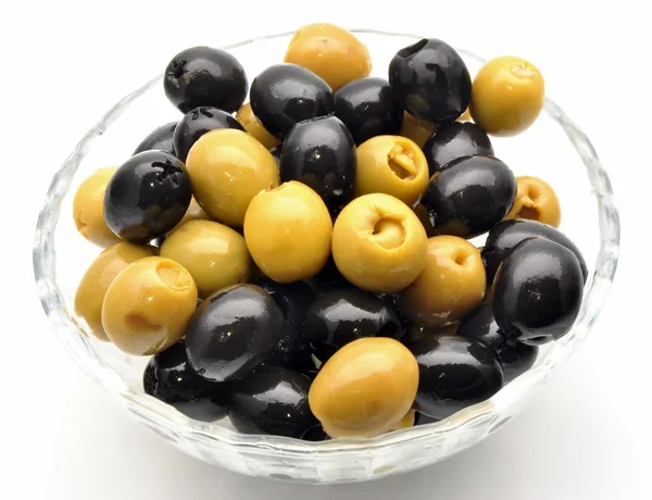 stock image Black and green olives