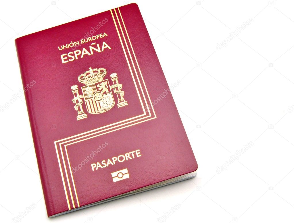 Spain passport red