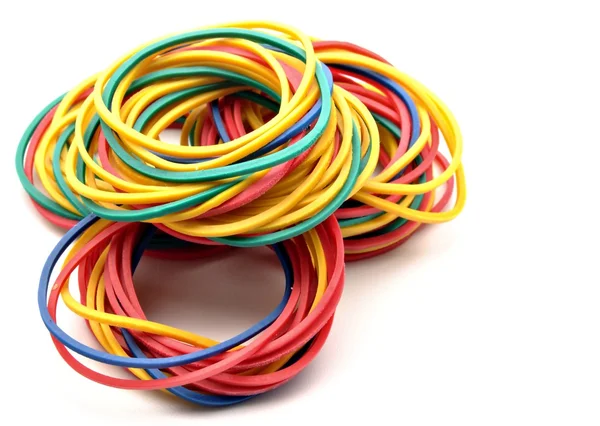 Gekleurde elastiekjes — Stockfoto