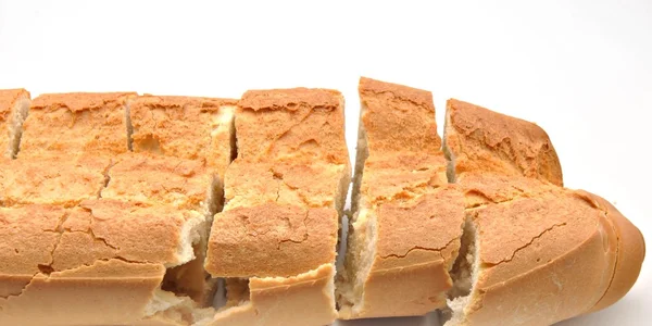 Pocięte kawałki chleba — Zdjęcie stockowe