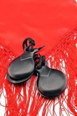 Flamenco castanets clipart