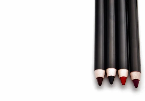 Cztery makijaż ołówki — Zdjęcie stockowe