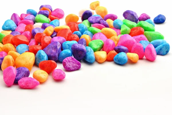 Steine in verschiedenen Farben — Stockfoto