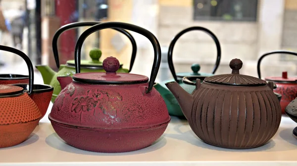 Several teapots — Stock Photo, Image