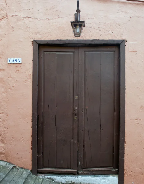 Old house door — Stock Photo, Image