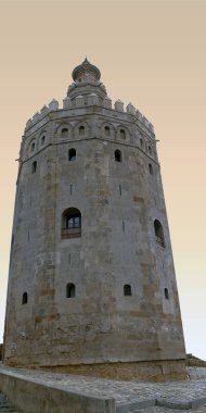 Gold Tower in Seville Spain clipart