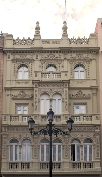 Façade with windows — 스톡 사진
