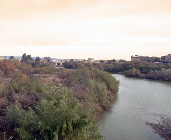 Vista do rio Guadalquivir — Fotografia de Stock