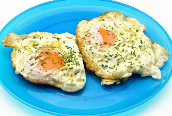 두 튀김된 달걀 — 스톡 사진