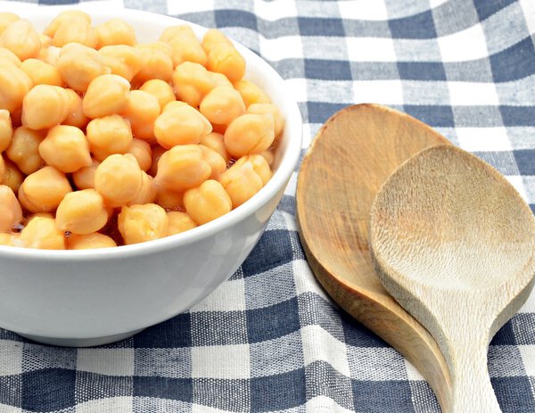 Pan of chickpeas