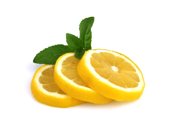 Limão com hortelã — Fotografia de Stock