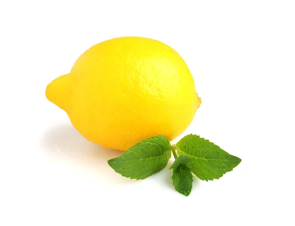 Zitrone mit Minze — Stockfoto