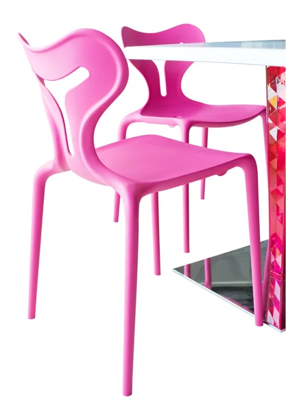Cadeiras rosa — Fotografia de Stock