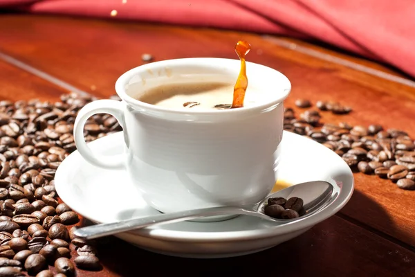 Tropfen Kaffee — Foto Stock