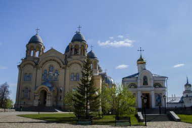 Christian orthodox monastery clipart