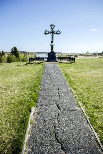 stock image Christian monument.