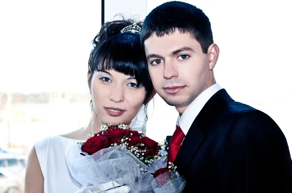 Couple nouvellement marié — Photo
