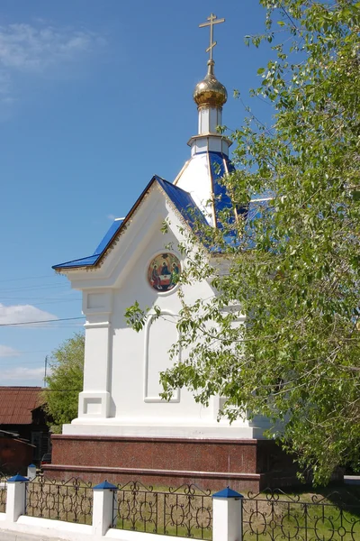 Kirche der evangelischen Christen-Baptisten der Siedlung vinzili, — Stockfoto