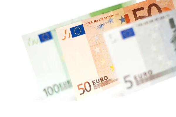 Billetes en euros — Foto de Stock
