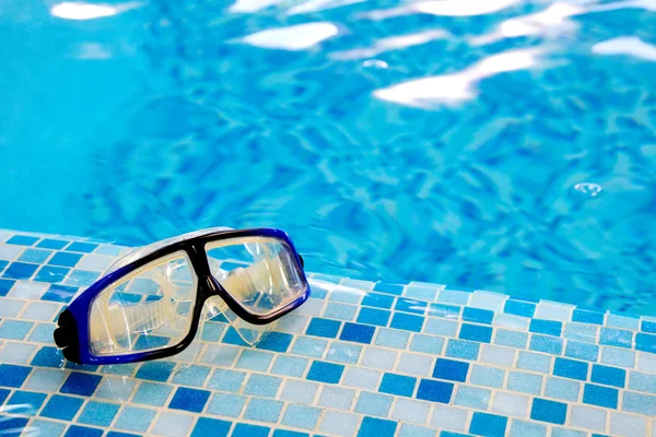 Máscara de mergulho de natação (óculos ) — Fotografia de Stock