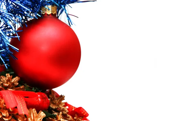 Noel dekorasyon kavramsal çerçeve — Stok fotoğraf