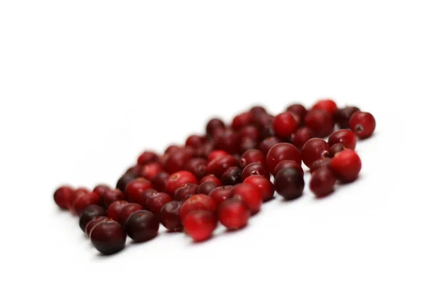 Heap of a cranberry on the white — Stock Photo, Image