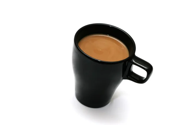 Черный кофе с молоком — стоковое фото