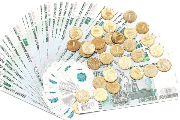 Ruských rublů — Stock fotografie