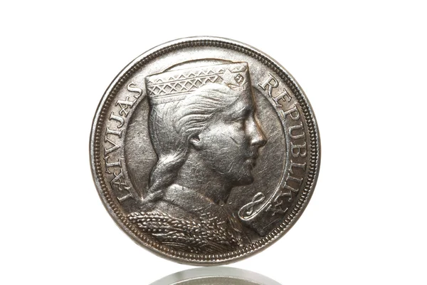 Silver coin 1929 year — Stock Photo, Image