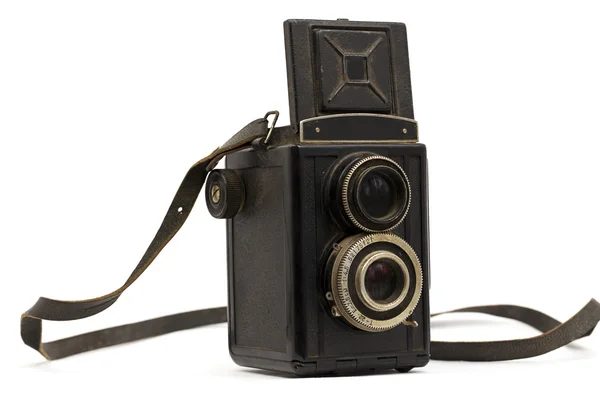 Старая камера с ремнем — стоковое фото