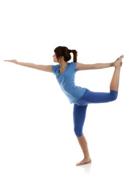 pratik yoga bir kız görüntüsü
