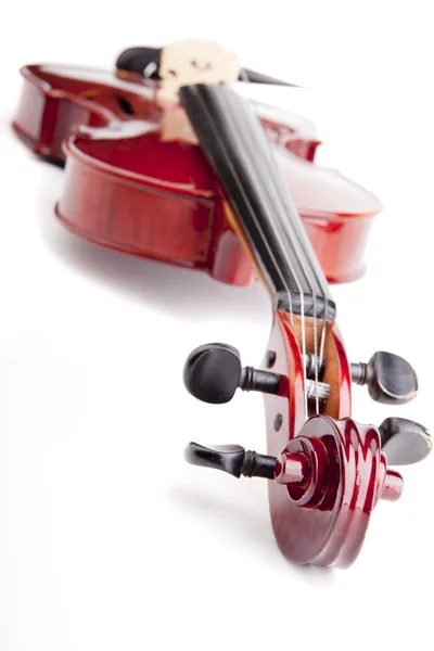 Geige auf Weiß — Stockfoto