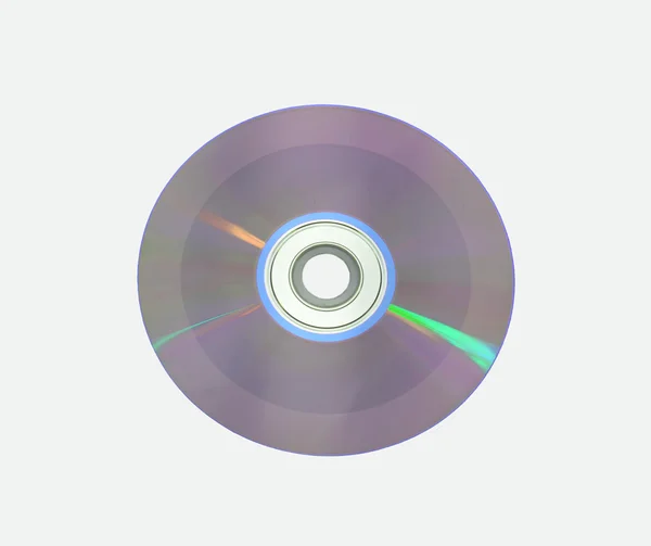 Compact disc op een witte achtergrond — Stockfoto