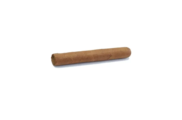 Zigarre auf weißem Hintergrund — Stockfoto