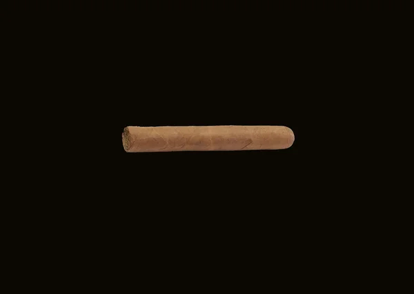 Cigar on black background — Stock Photo, Image
