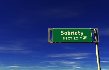 Sobriety - Freeway Exit Sign