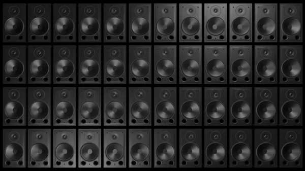 Altoparlanti Thumping Audio Wall — Foto Stock