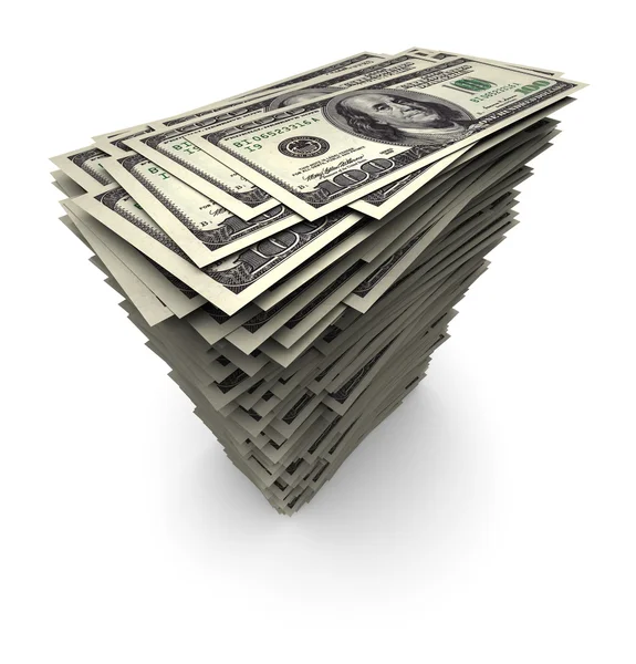 Cem Mil Dólares - Bills Stack — Fotografia de Stock