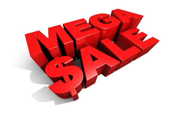 Mega Prodej 3d grafické text Stock Snímky