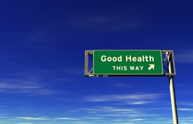 Good Health Freeway Sign clipart