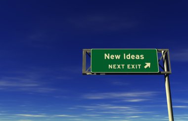 New Ideas - Freeway Exit Sign clipart