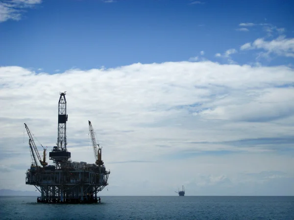 Plate-forme de forage pétrolier offshore — Photo