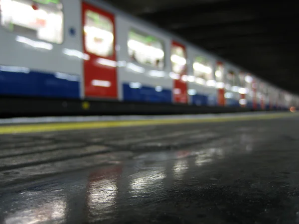 stock image London Underground Subway Train