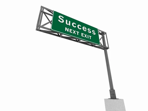 Znak autostrady sukcesu — Zdjęcie stockowe