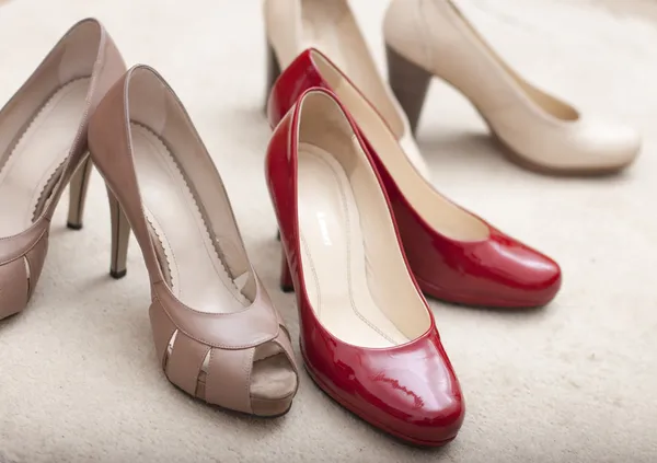 High heels in different colors — Stock Photo, Image