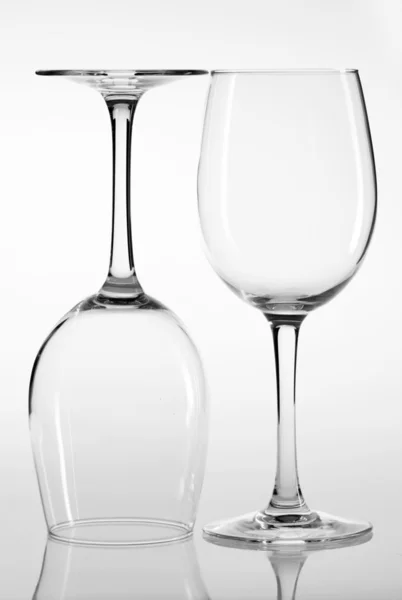 stock image Two wineglasses