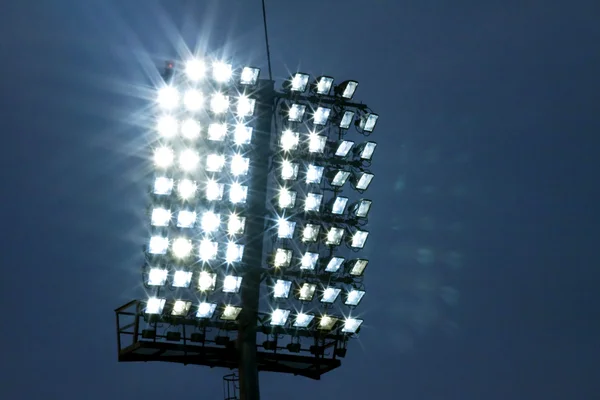 stock image Stadium lights and dark blue sky