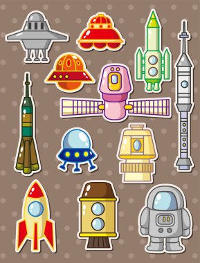 rocket stickers clipart