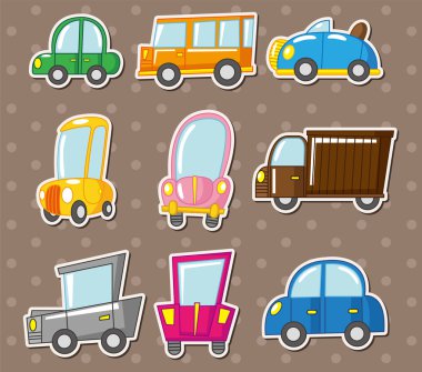 car stickers clipart