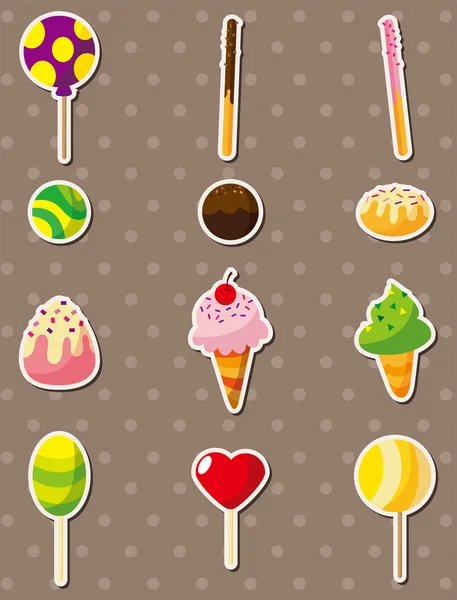 Autocollants bonbons — Image vectorielle